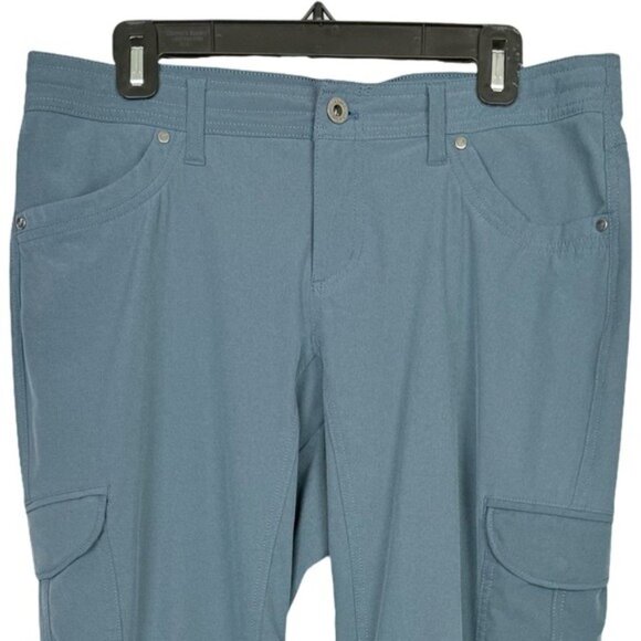 Kuhl Women's FreeFlex Roll-Up Cargo Pant Hiking Camping Travel UPF 50+ Gorpcore - Picture 5 of 13